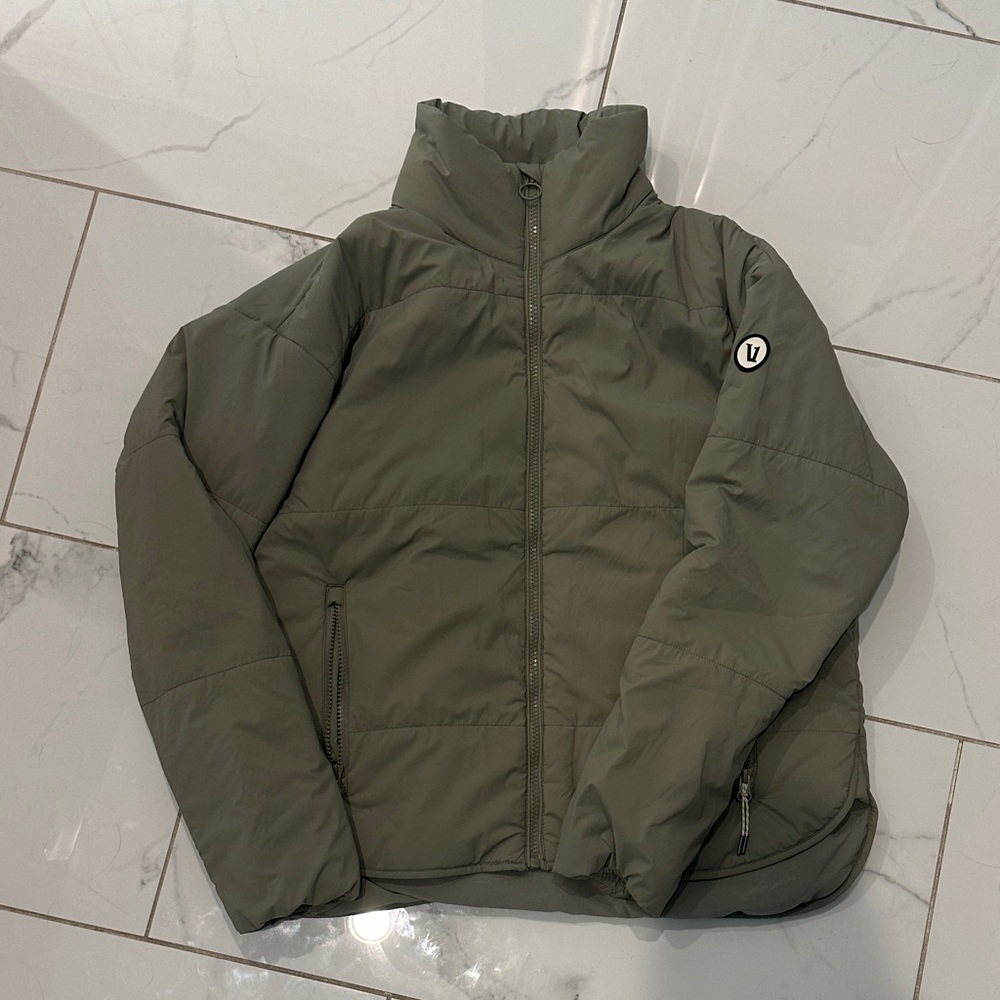 Vuori Olive Green Women's Puffer Jacket